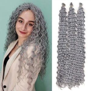 Deep Twist Braid Crochet Hair 28 Inch Braiding Hair For Beauty Synthetic Braids
